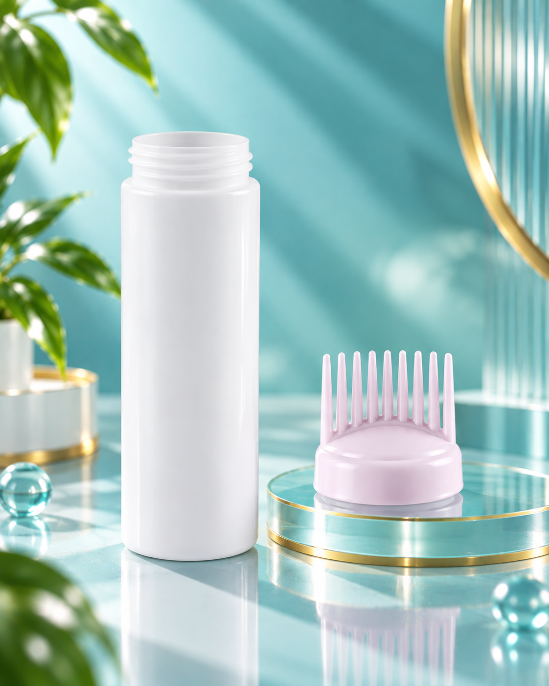 Hair Dye, Root Comb Applicator Bottle, Multi-use Hair Styling Tool